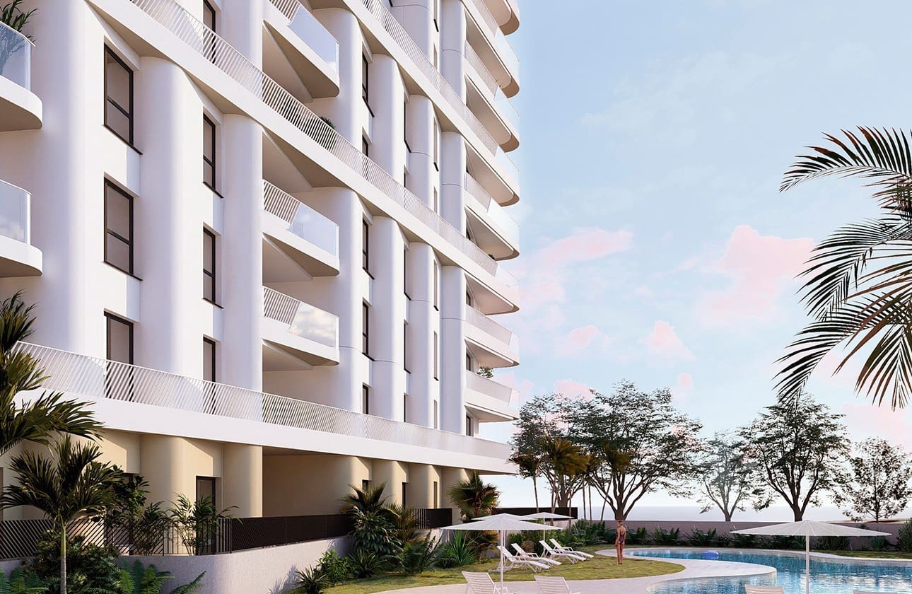 2 makuuhuone Huoneisto myytävänä paikassa La Villajoyosa / Vila Joiosa mukana uima-altaan 
autotalli - 330 000 € (Ref: 9170398)