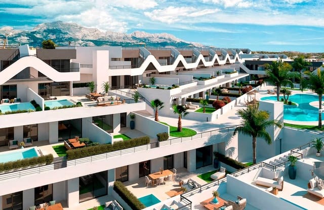 Ático de 2 habitaciones en Escandinavia - Cautivador, Alfaz del Pi / L'Alfàs del Pi en venta con piscina garaje - 335.000 € (Ref: 9199690)