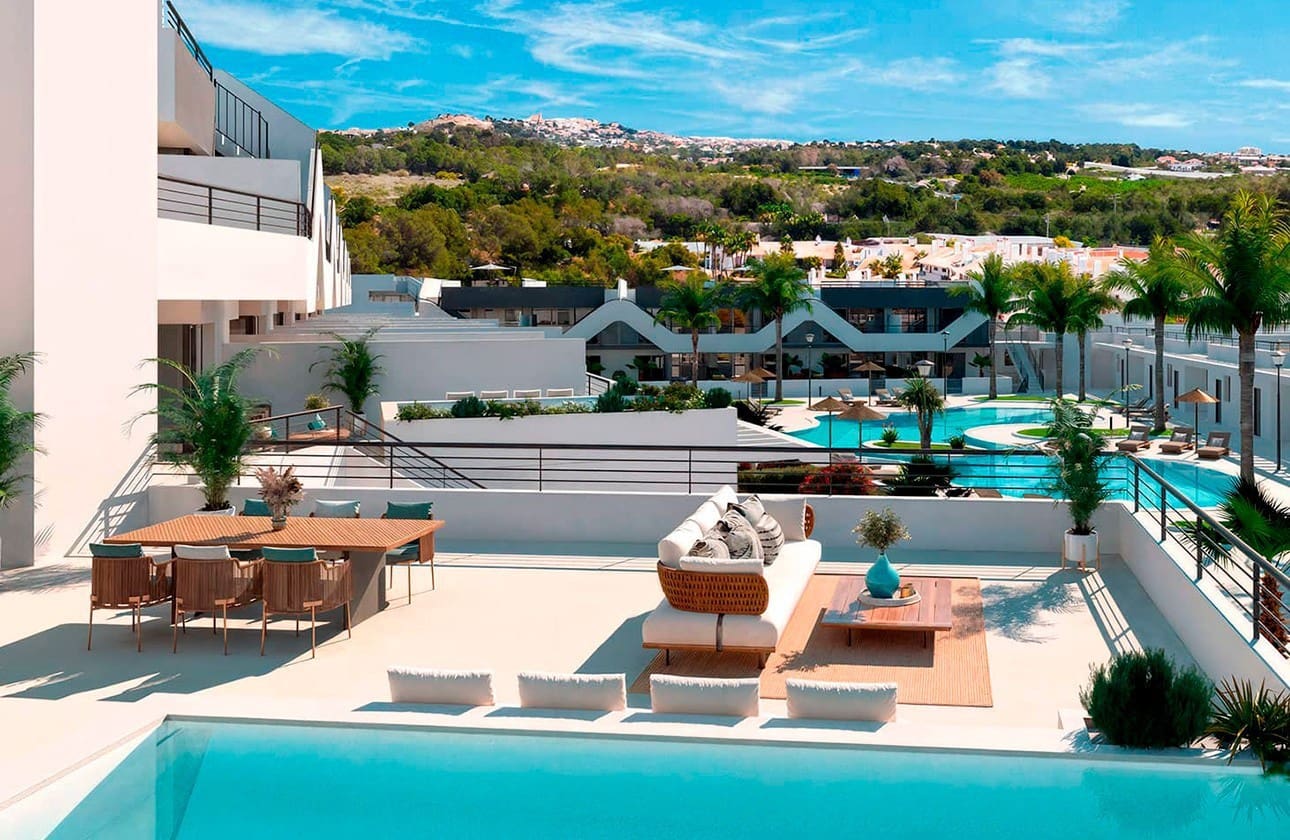 2 soverom Penthouse til salgs i Alfaz del Pi / L'Alfas del Pi med svømmebasseng garasje - € 335 000 (Ref: 9199690)