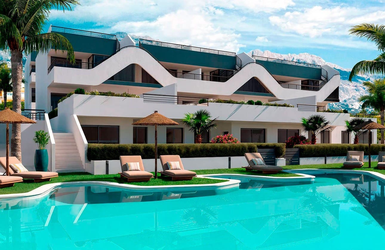 2 soveværelse Penthouse til salg i Alfaz del Pi / L'Alfas del Pi med swimmingpool garage - € 327.000 (Ref: 9199691)