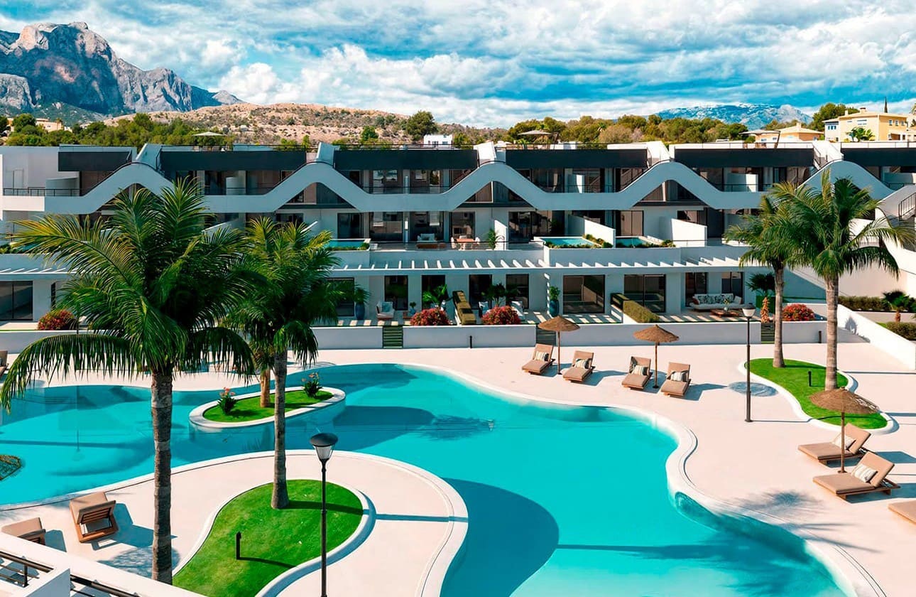 2 soveværelse Penthouse til salg i Alfaz del Pi / L'Alfas del Pi med swimmingpool garage - € 327.000 (Ref: 9199691)