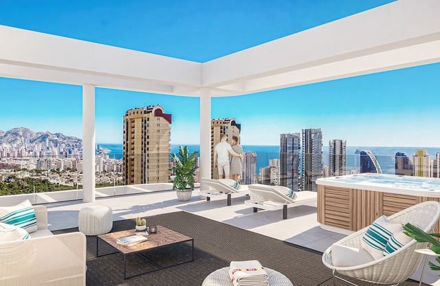 2 soverom Leilighet til salgs i Via Parque, Benidorm med svømmebasseng garasje - € 489 000 (Ref: 9199815)