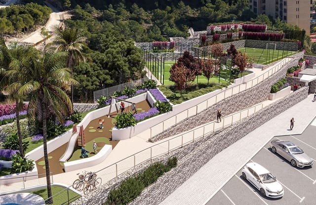 2 soverom Leilighet til salgs i Via Parque, Benidorm med svømmebasseng garasje - € 489 000 (Ref: 9199815)