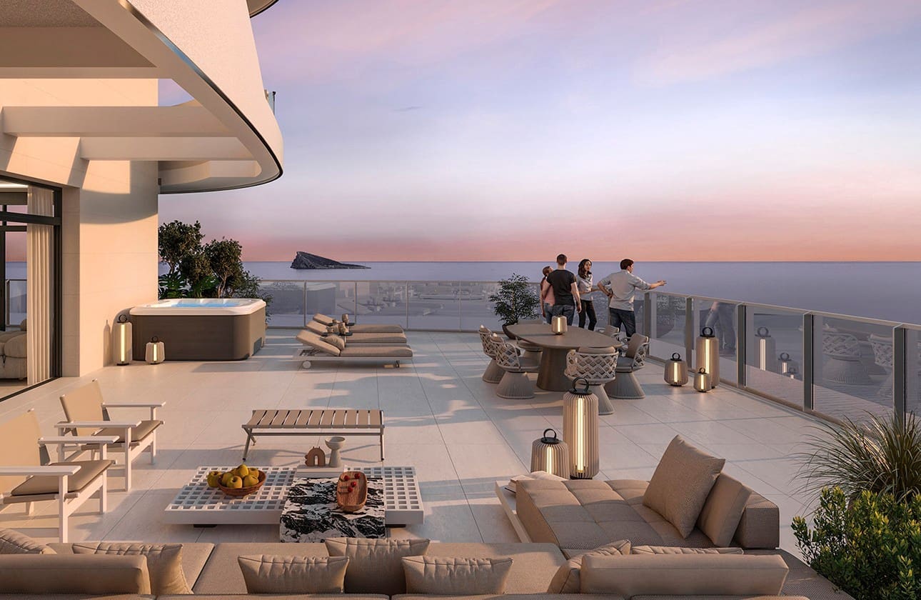 1 soverom Leilighet til salgs i Benidorm med svømmebasseng garasje - € 530 000 (Ref: 9249355)