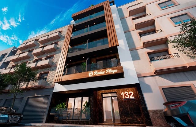 2 makuuhuone Kattohuoneisto myytävänä paikassa Las Piscinas Naturales, Torrevieja mukana uima-altaan 
autotalli - 380 000 € (Ref: 9268954)