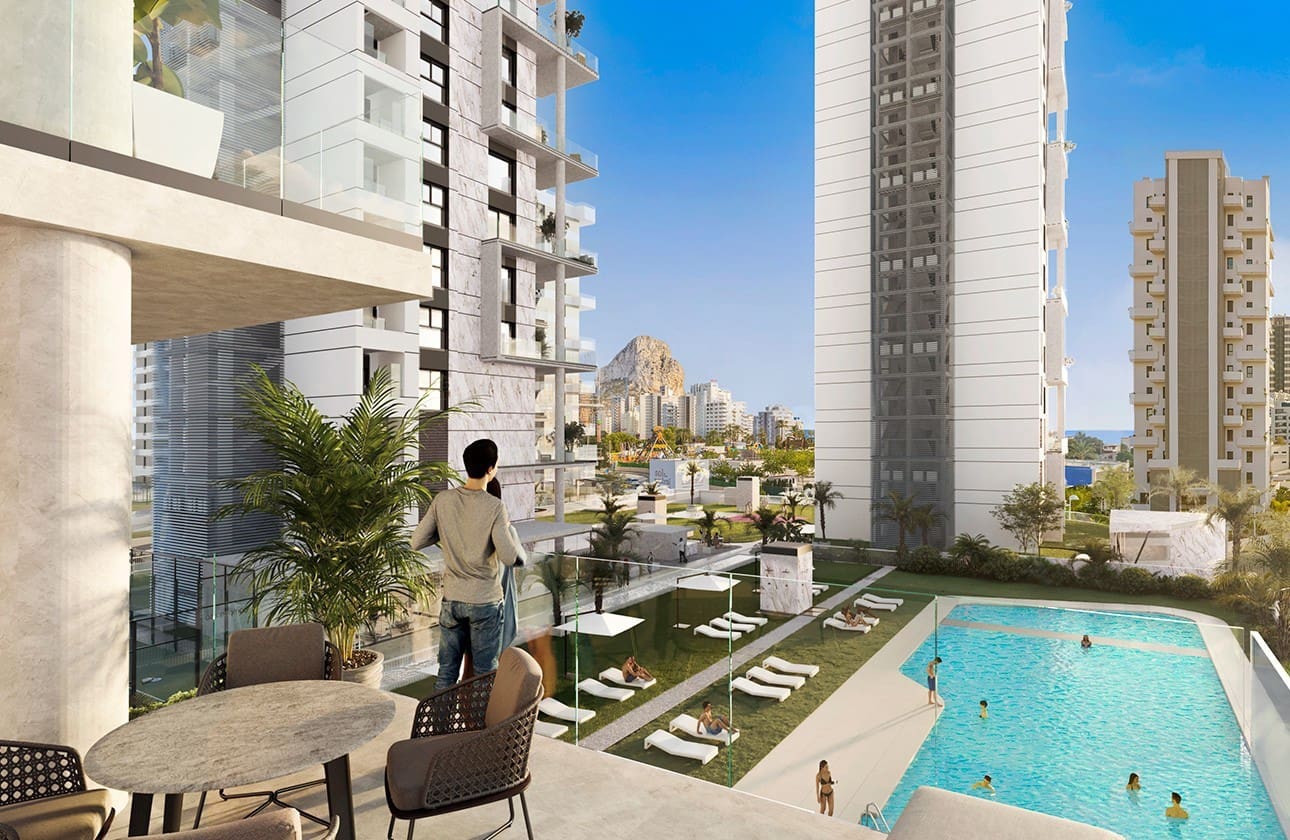 2 chambre Appartement à vendre à Calpe / Calp avec piscine garage - 510 000 € (Ref: 9332668)