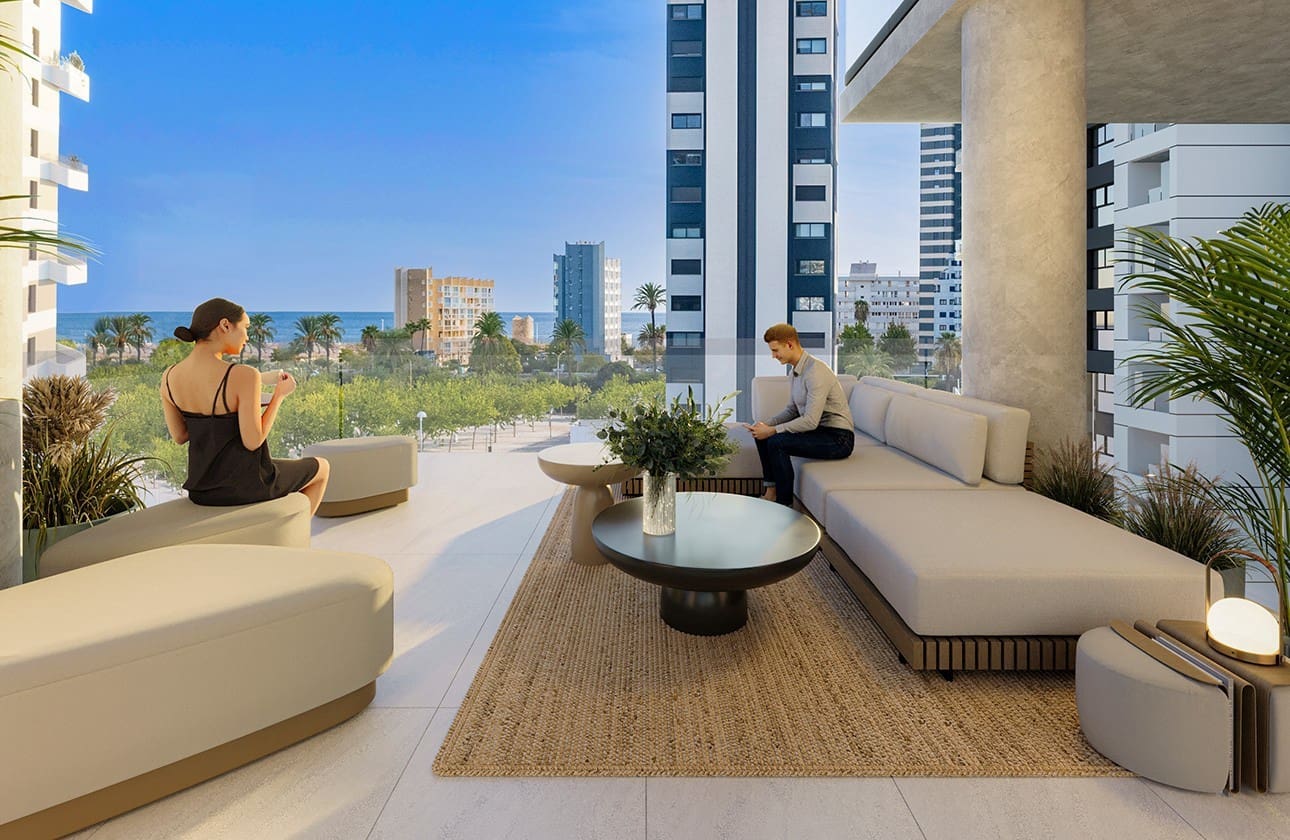 3 sovrum Lägenhet till salu i Calpe / Calp med pool garage - 470 000 € (Ref: 9332669)