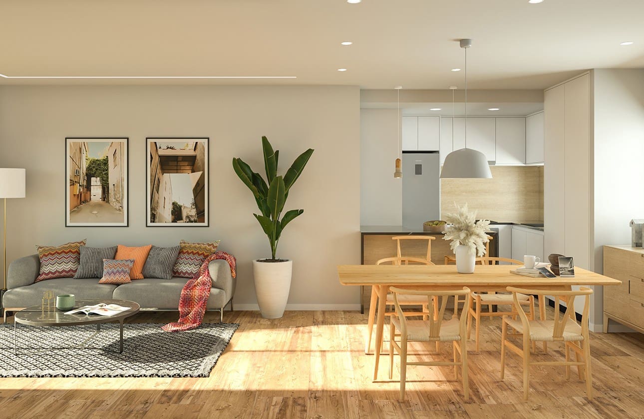 2 soverom Penthouse til salgs i Los Alcazares med svømmebasseng garasje - € 320 000 (Ref: 9363047)