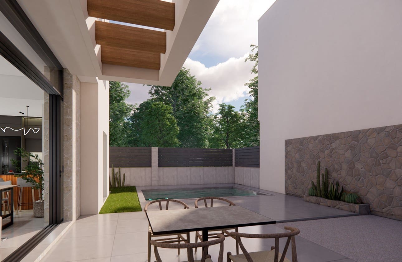 3 soverom Villa til salgs i Los Montesinos med svømmebasseng garasje - € 369 000 (Ref: 9445849)