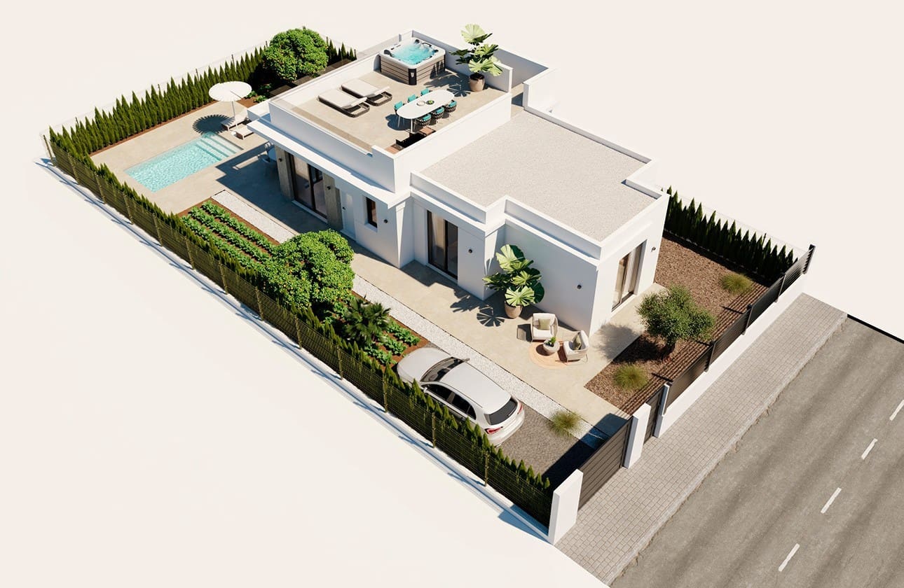 2 bedroom Villa for sale in Fuente Alamo de Murcia with pool garage - € 279,900 (Ref: 9445851)