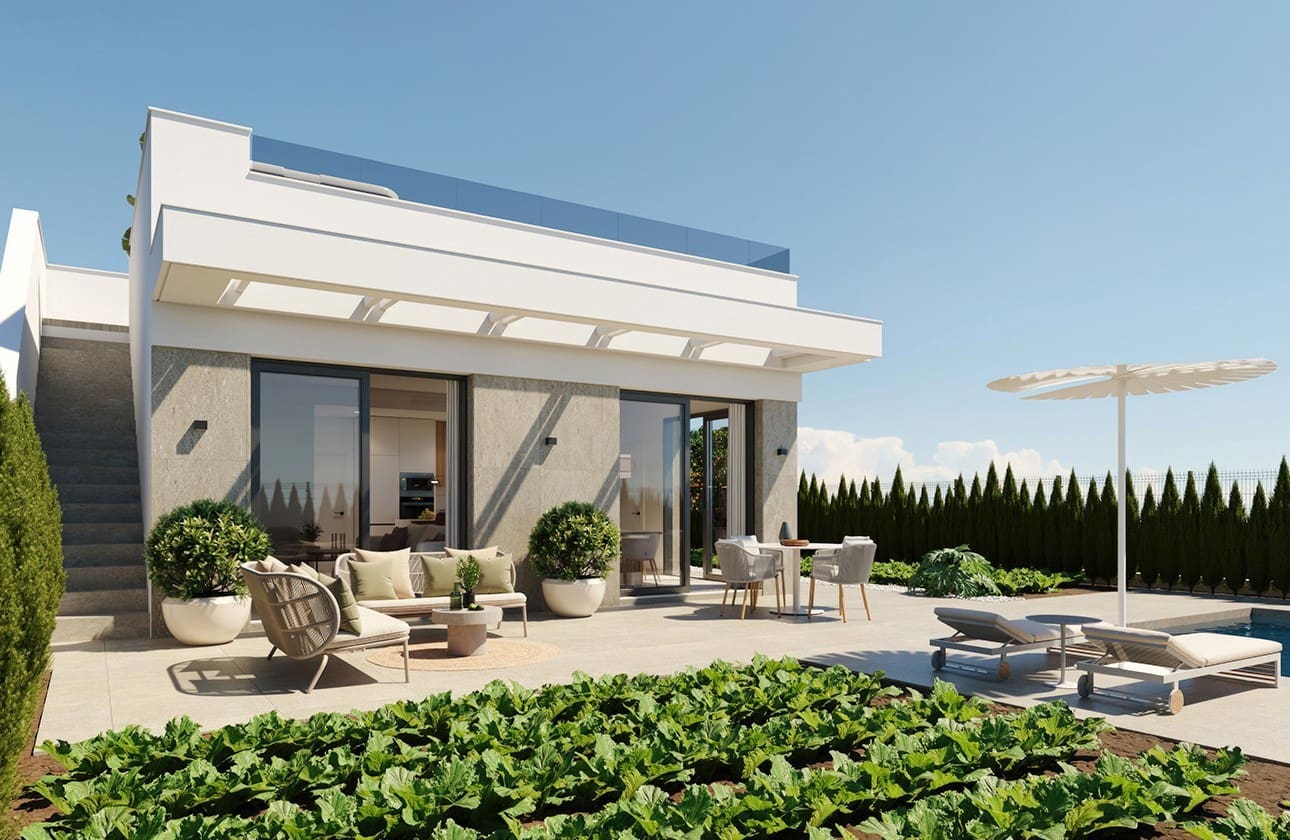 2 bedroom Villa for sale in Fuente Alamo de Murcia with pool garage - € 279,900 (Ref: 9445851)