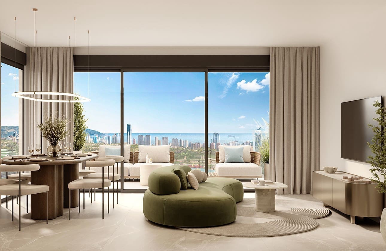 3 bedroom Apartment for sale in Finestrat with pool garage - € 495,000 (Ref: 9495583)