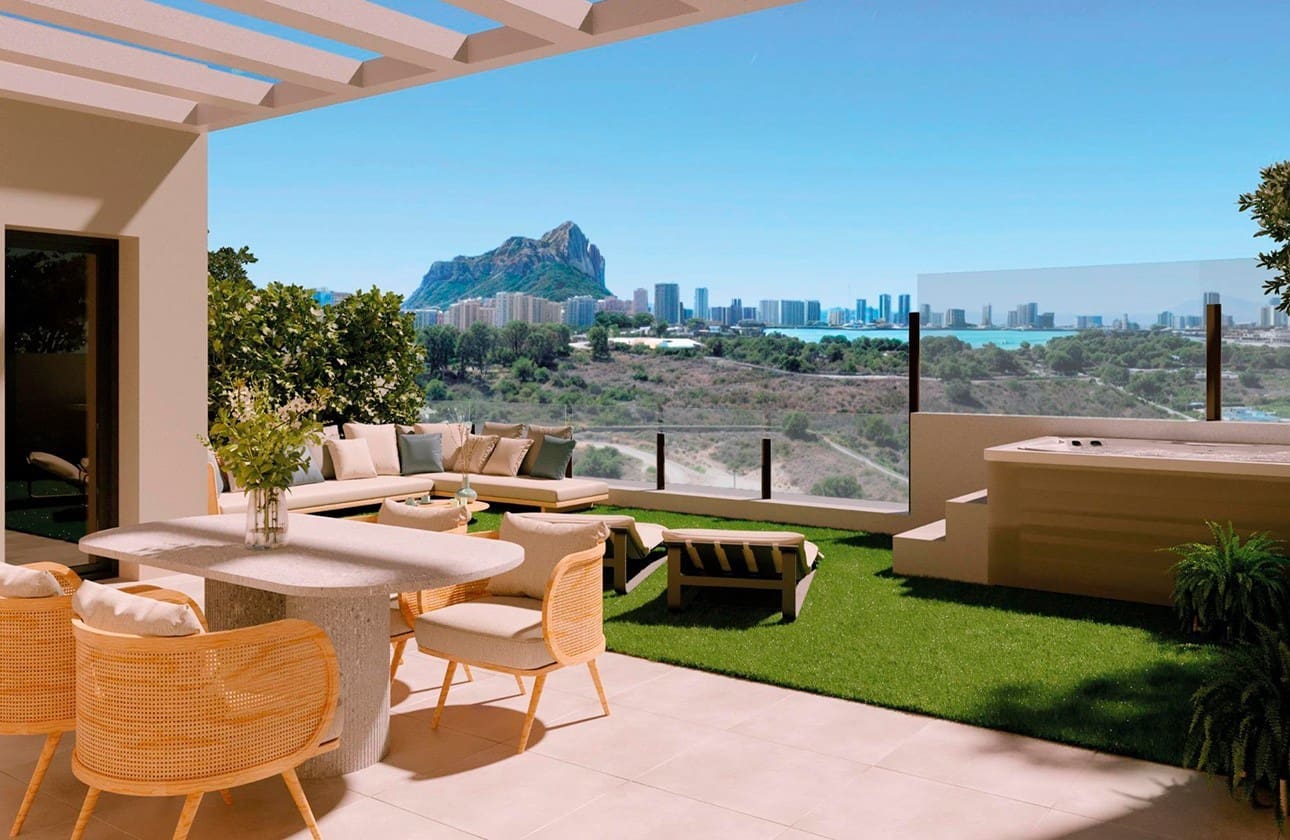 3 soverom Penthouse til salgs i Calpe / Calp med svømmebasseng garasje - € 750 000 (Ref: 9529448)