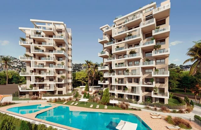 2 quarto Apartamento para venda em Levante - Playa Fossa, Calpe / Calp com piscina garagem - 397 500 € (Ref: 9529449)