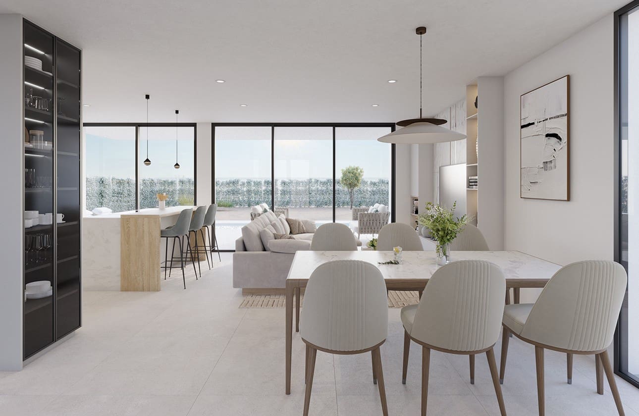 3 chambre Villa/Maison à vendre à Fuente Alamo de Murcia avec piscine garage - 549 500 € (Ref: 9539078)