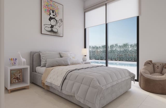 Chalet de 3 habitaciones en Hacienda del Alamo, Fuente Alamo de Murcia en venta con piscina garaje - 487.740 € (Ref: 9542065)