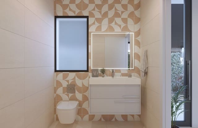 Chalet de 3 habitaciones en Hacienda del Alamo, Fuente Alamo de Murcia en venta con piscina garaje - 487.740 € (Ref: 9542065)