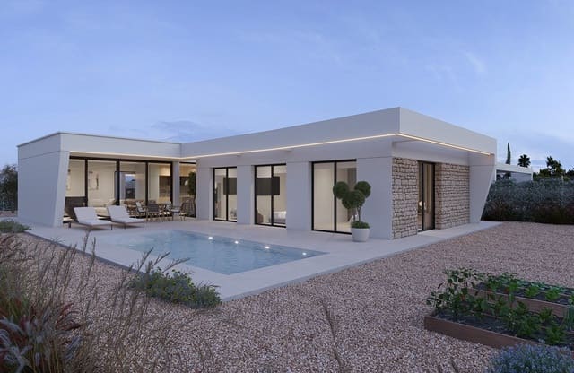 Chalet de 3 habitaciones en Hacienda del Alamo, Fuente Alamo de Murcia en venta con piscina garaje - 487.740 € (Ref: 9542065)