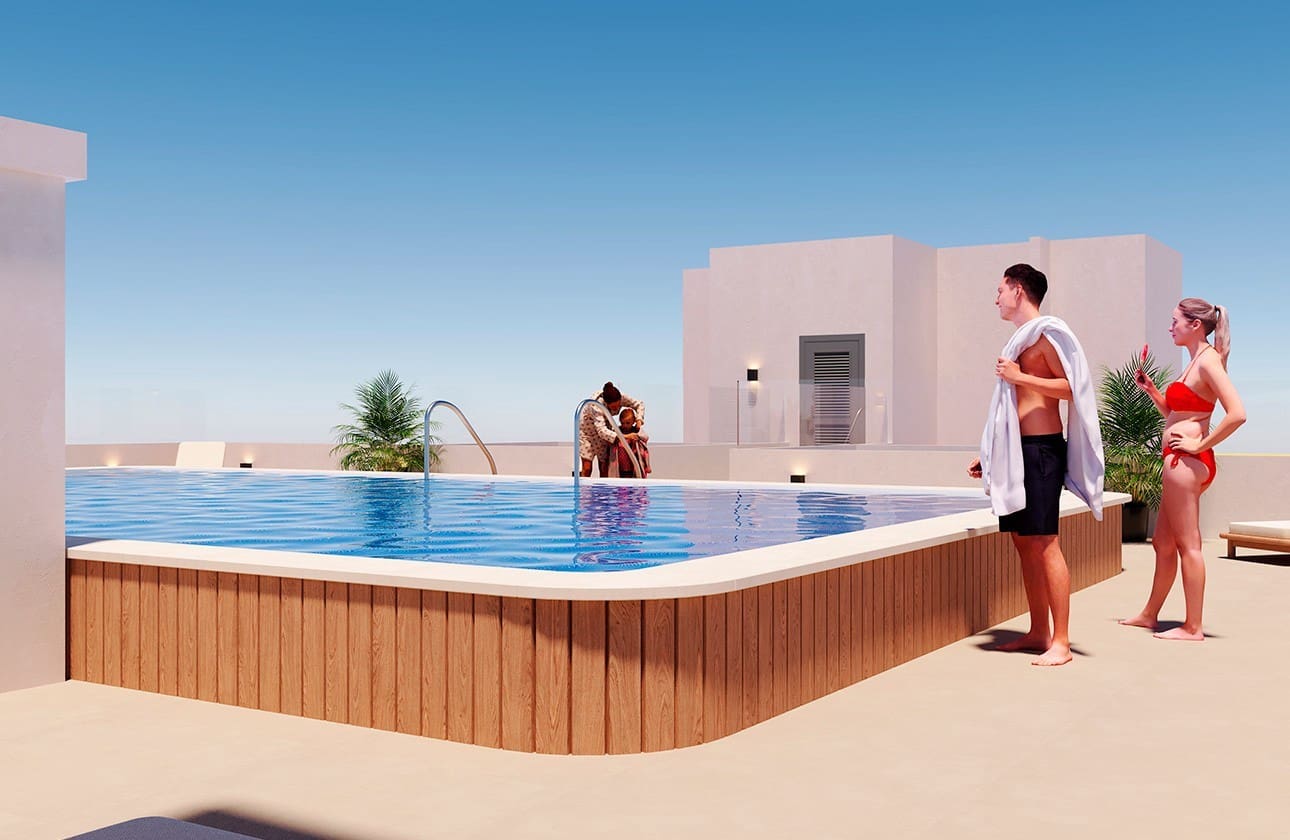 2 chambre Appartement à vendre à San Miguel de Salinas avec piscine - 165 000 € (Ref: 9580100)