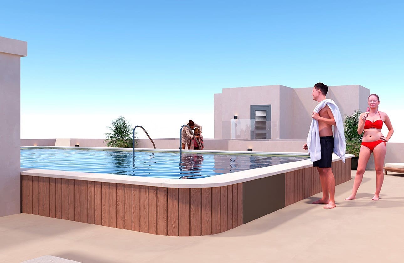 2 chambre Appartement à vendre à San Miguel de Salinas avec piscine - 165 000 € (Ref: 9580100)