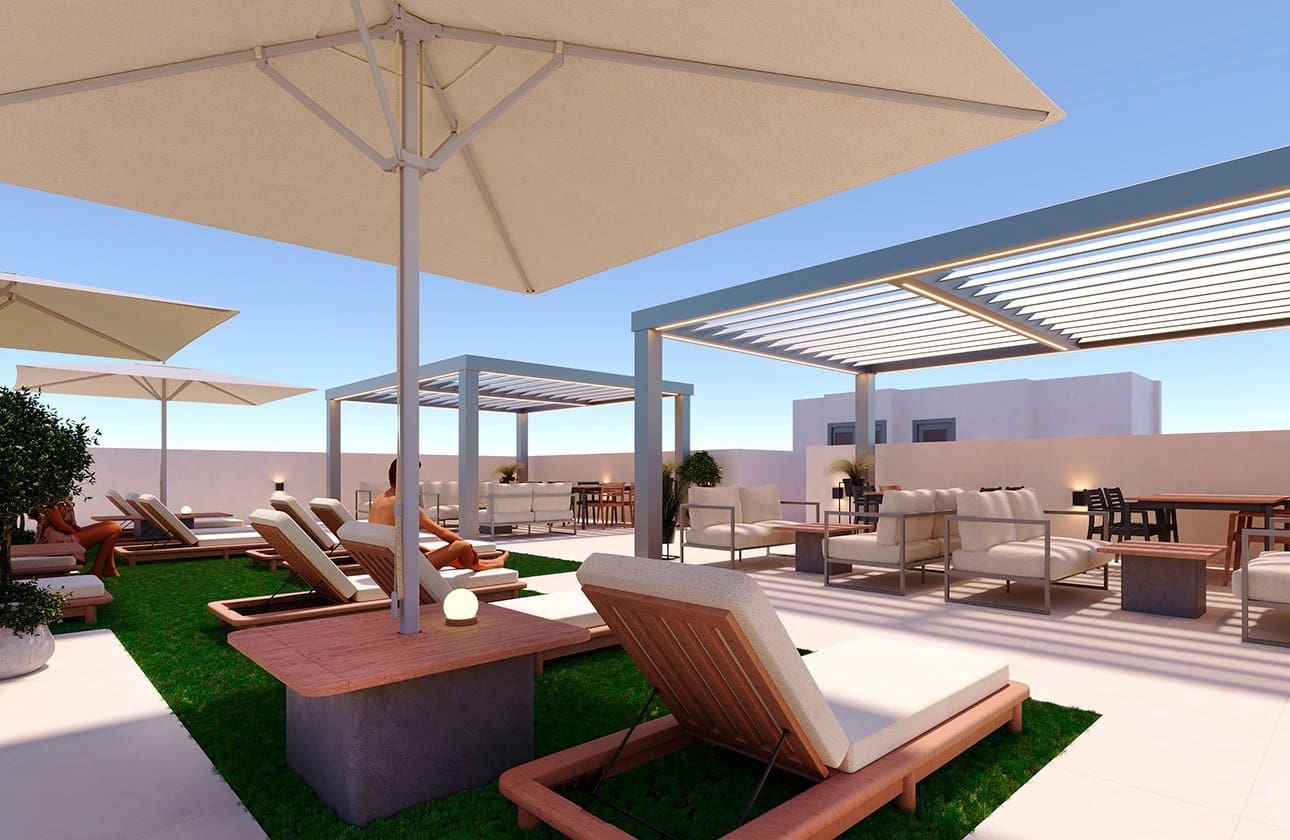 2 sovrum Lägenhet till salu i San Miguel de Salinas med pool - 155 000 € (Ref: 9580101)