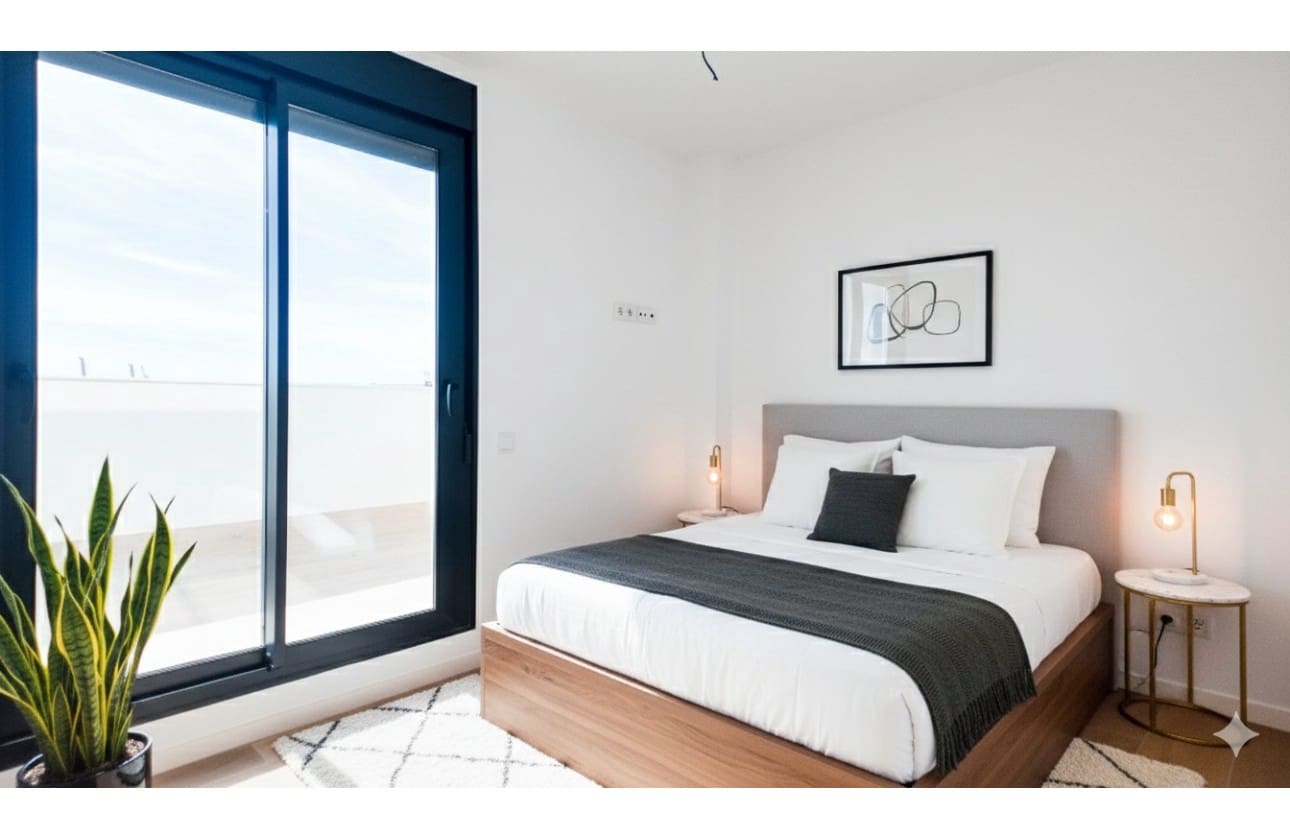 3 slaapkamer Penthouse te koop in Alicante stad met zwembad - € 499.000 (Ref: 9614469)