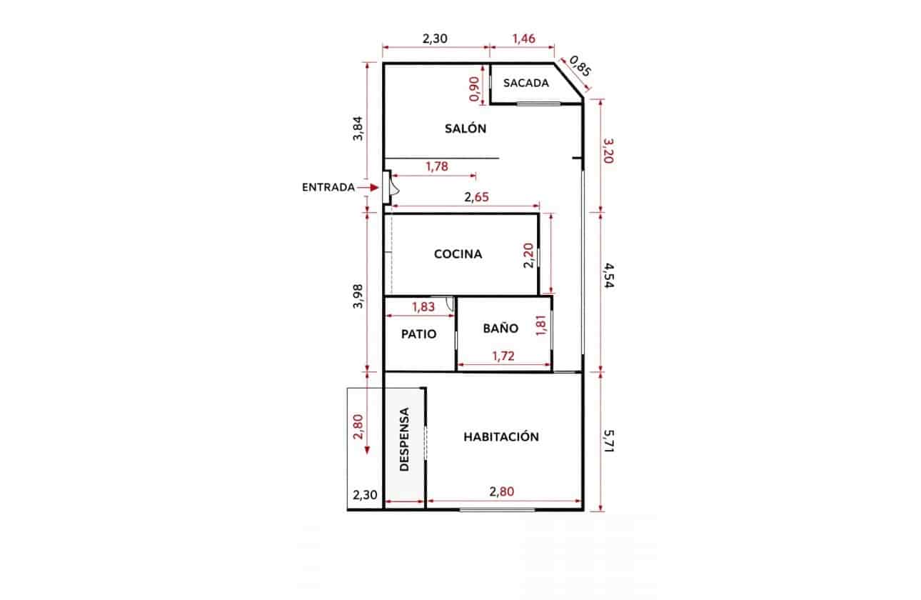 2 makuuhuone Huoneisto myytävänä paikassa Alicante kaupunki - 138 000 € (Ref: 9623231)