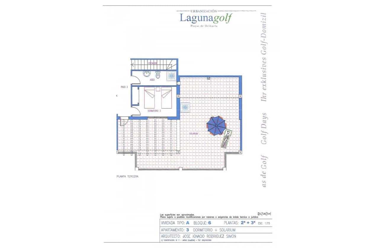 3 bedroom Penthouse for sale in Playa Flamenca with pool garage - € 379,000 (Ref: 9640381)