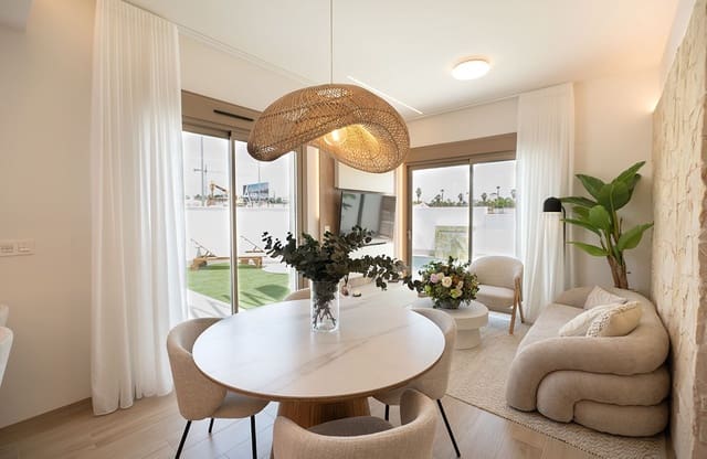 3 soveværelse Rækkehus til salg i Las Lomas de Rame - Bahía Bella, Los Alcázares med swimmingpool garage - € 465.000 (Ref: 9679150)