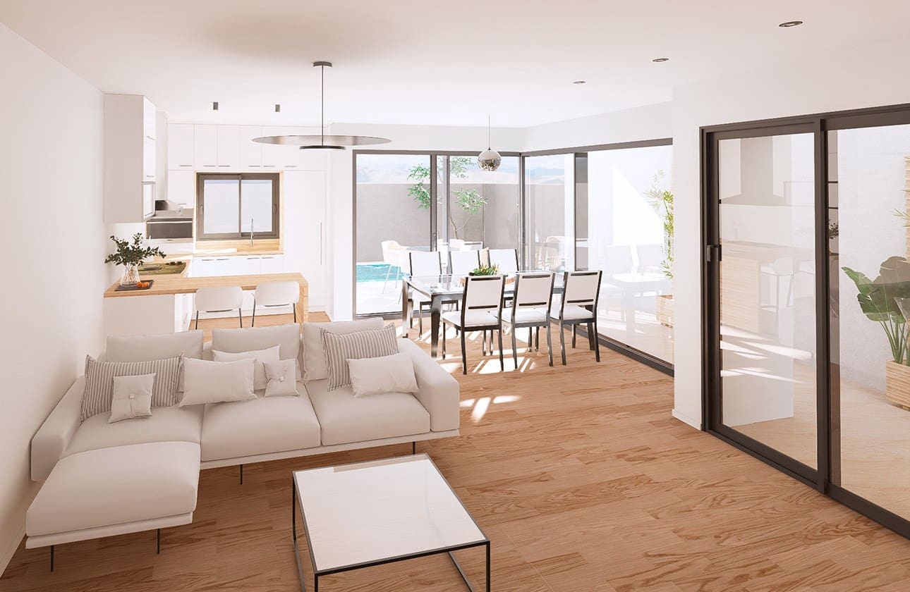 4 soverom Kjedet enebolig til salgs i Aguilas med svømmebasseng garasje - € 399 000 (Ref: 9687654)