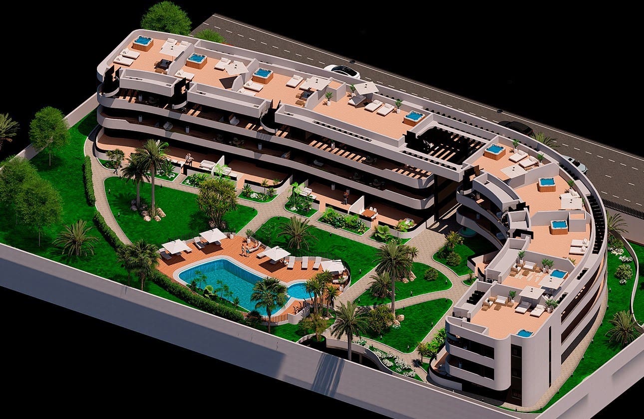 3 soveværelse Penthouse til salg i Los Alcazares med swimmingpool garage - € 409.900 (Ref: 9720597)