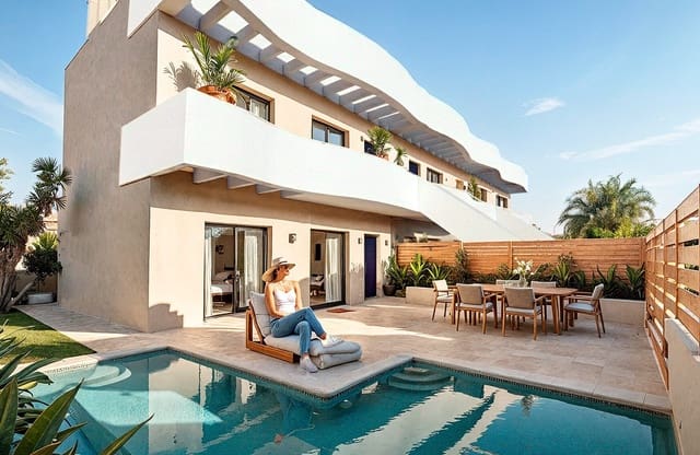 3 sovrum Lägenhet till salu i Pilar de la Horadada ciudad, Pilar de la Horadada med pool garage - 369 900 € (Ref: 9720602)