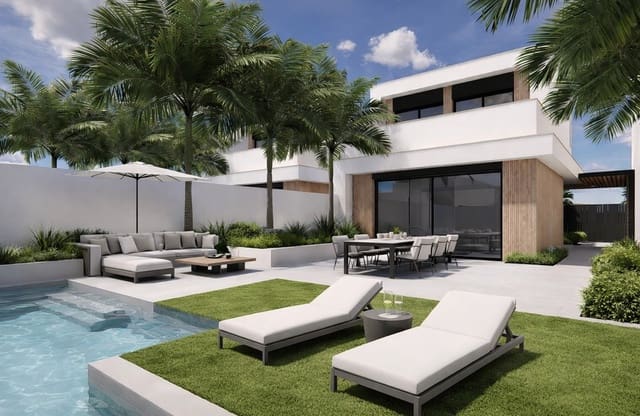 3 quarto Moradia para venda em Las Lomas de Rame - Bahía Bella, Los Alcázares com piscina garagem - 489 000 € (Ref: 9771864)