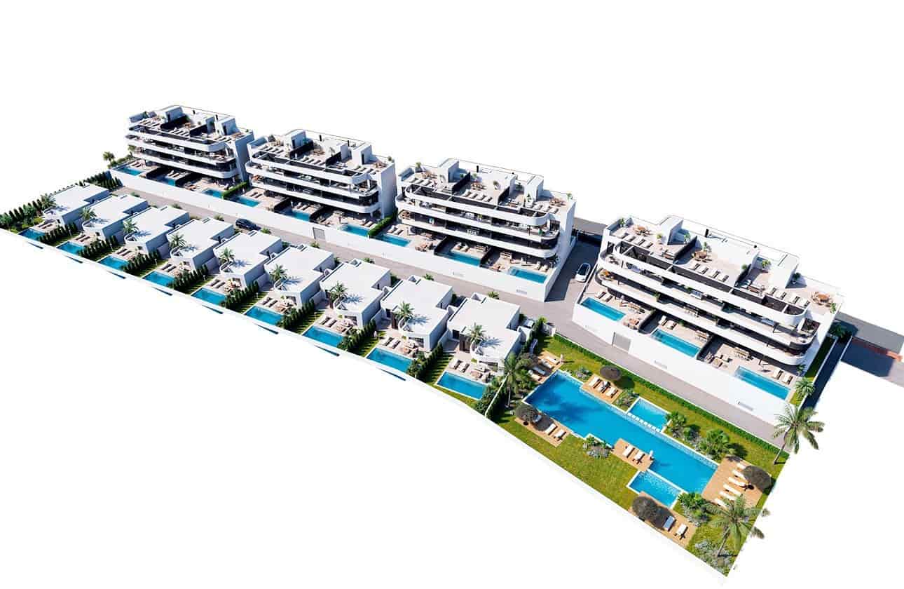 3 soveværelse Lejlighed til salg i Los Alcazares med swimmingpool garage - € 449.000 (Ref: 9771869)