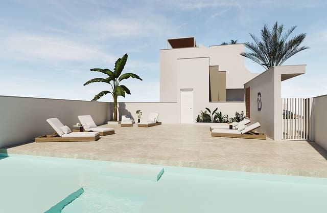 2 slaapkamer Penthouse te koop in Lo Pagan, San Pedro del Pinatar met zwembad garage - € 252.900 (Ref: 9782160)