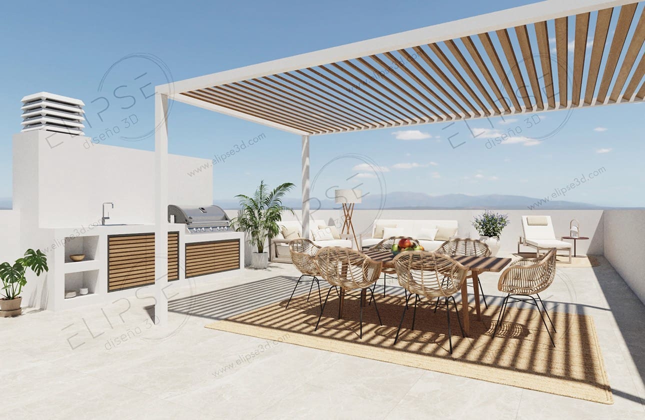 1 sovrum Takvåning till salu i Lo Pagan med pool garage - 159 900 € (Ref: 9782161)