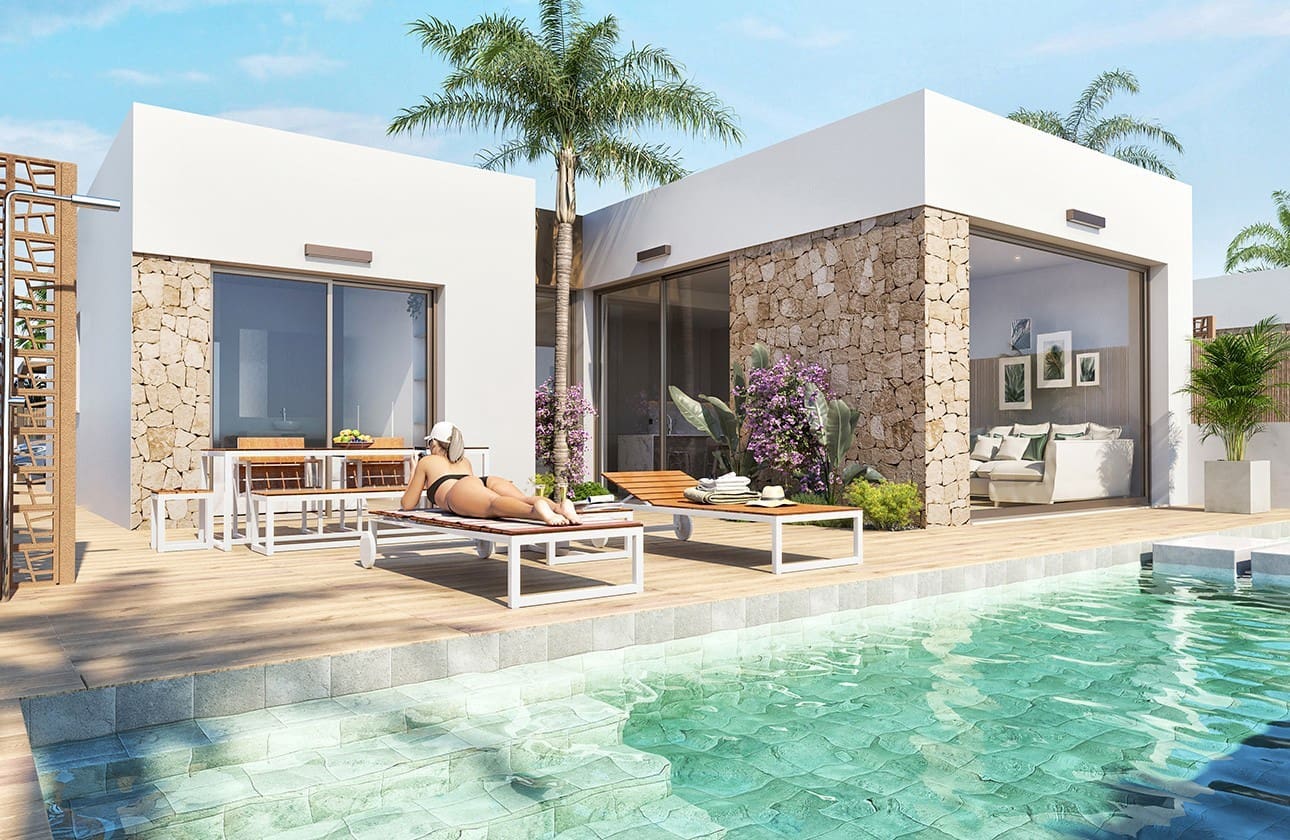 3 chambre Villa/Maison à vendre à Los Alcazares avec piscine garage - 565 000 € (Ref: 9782355)