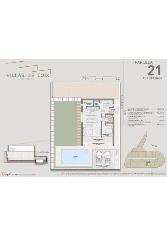 3 sypialnia Willa na sprzedaż w Benidorm z garażem - 1 236 400 € (Ref: 9848273)
