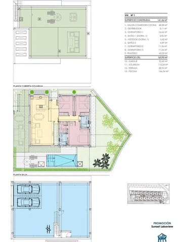 3 chambre Villa/Maison à vendre à Parque Acuático - Sector 25, Torrevieja avec piscine garage - 595 000 € (Ref: 9853091)