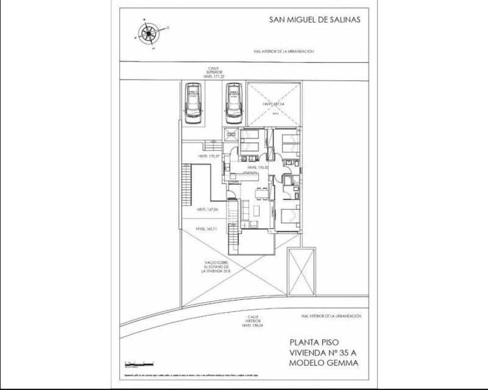 3 soveværelse Bungalow til salg i San Miguel de Salinas med swimmingpool garage - € 415.000 (Ref: 9853248)