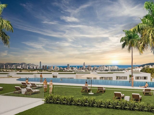 2 chambre Penthouse à vendre à Balcón de Finestrat - Terra Marina, Finestrat avec piscine - 620 000 € (Ref: 9853334)