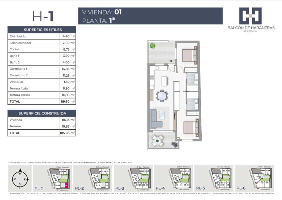 2 soveværelse Lejlighed til salg i Torrevieja med swimmingpool - € 315.000 (Ref: 9853771)