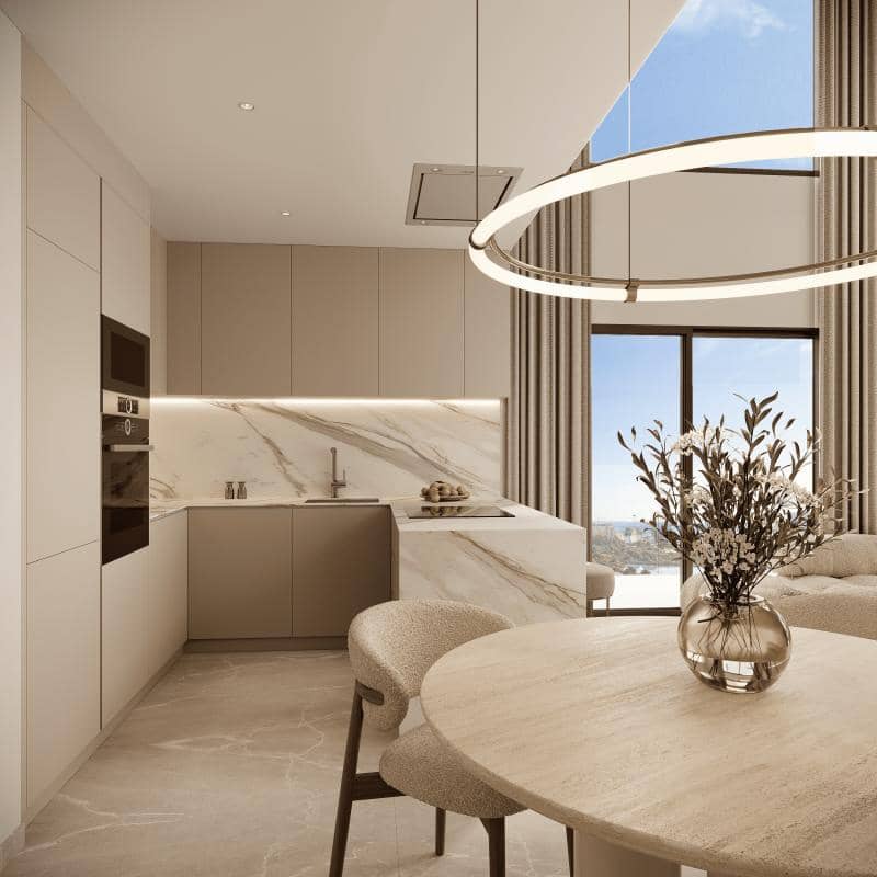 Piso de 2 habitaciones en Calpe / Calp en venta con piscina garaje - 450.000 € (Ref: 9853861)