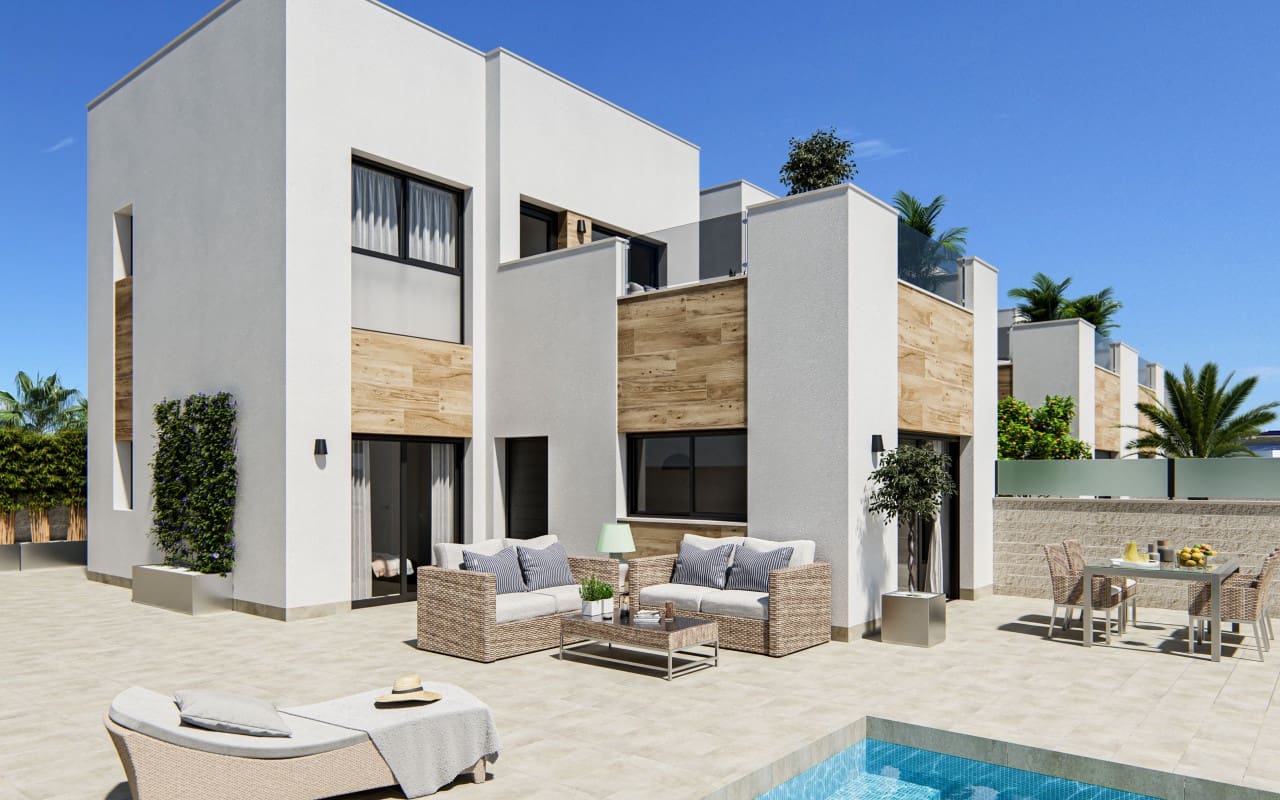 3 Zimmer Villa zu verkaufen in La Marina mit Pool Garage - 395.000 € (Ref: 10021468)