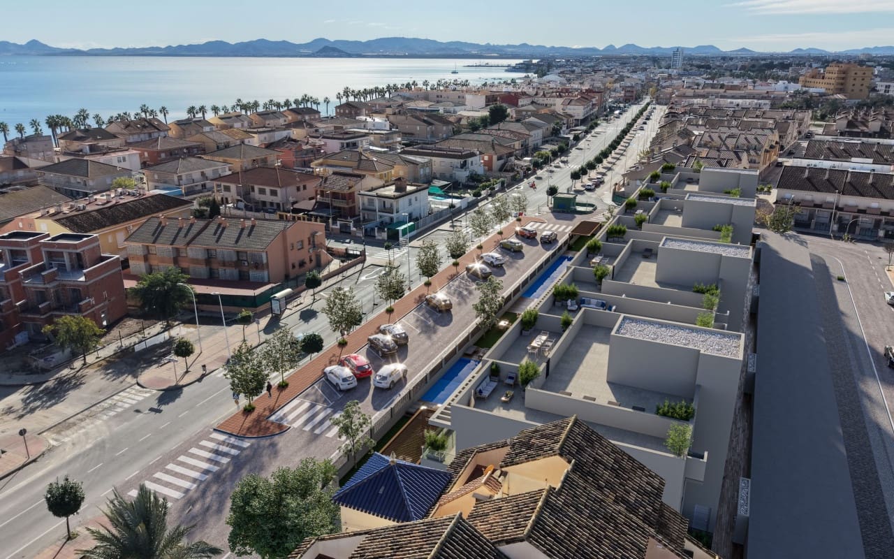 Ático de 3 habitaciones en Los Alcázares en venta con piscina - 479.000 € (Ref: 10021480)