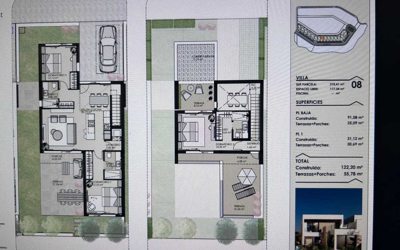 3 bedroom Villa for sale in Torre-Pacheco with pool - € 439,000 (Ref: 8698941)