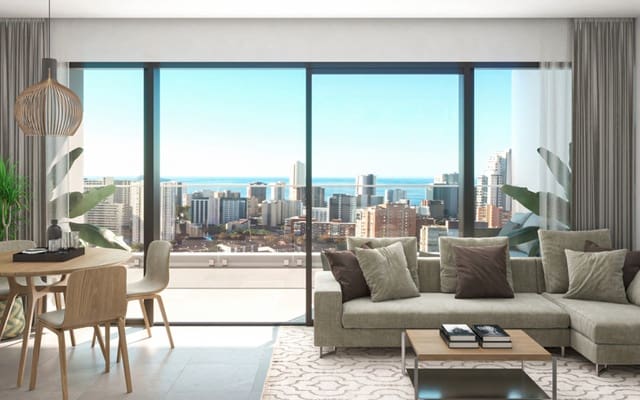 2 soveværelse Penthouse til salg i Rincón Bajo, Benidorm med swimmingpool - € 486.900 (Ref: 9046545)