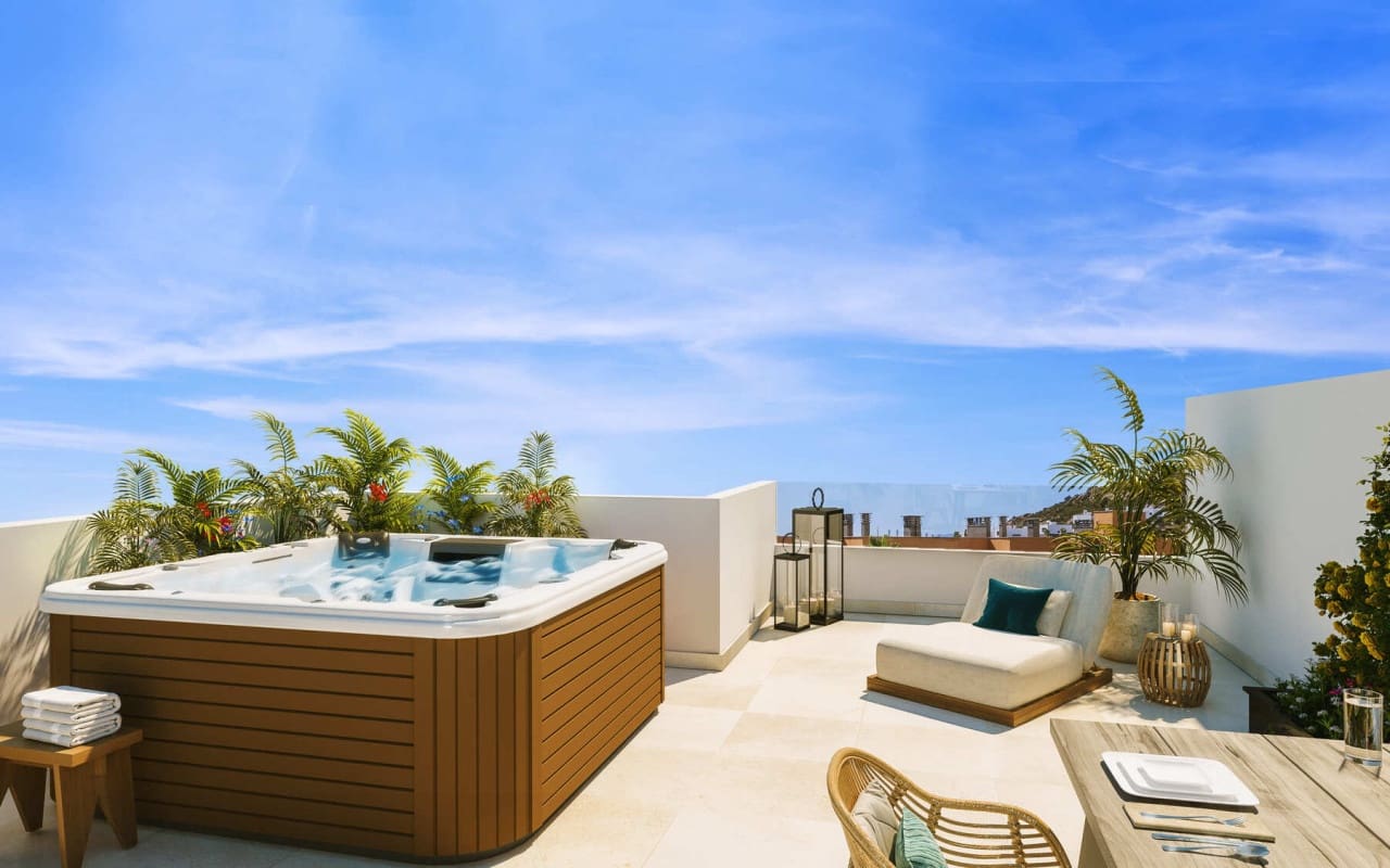 3 soveværelse Byhus til salg i Manilva med swimmingpool - € 595.000 (Ref: 9046664)