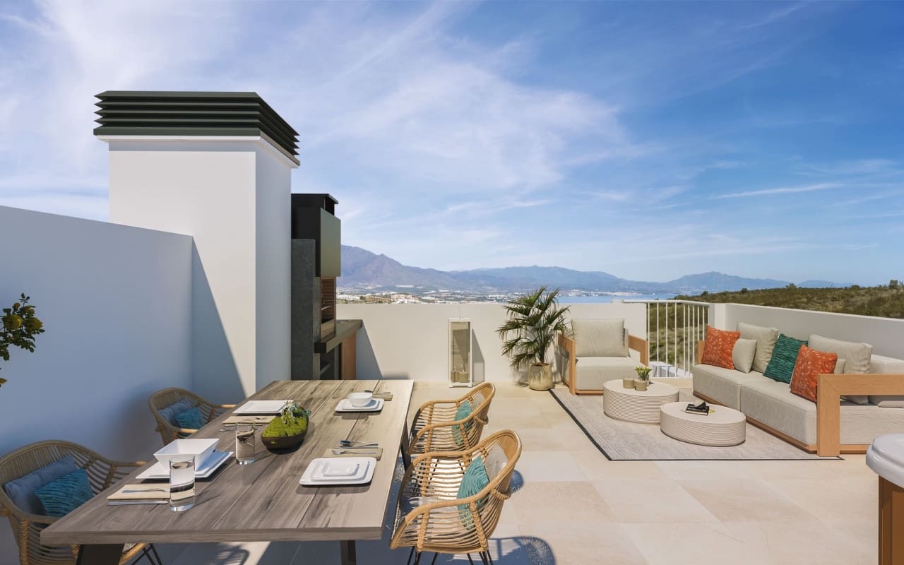 3 soveværelse Byhus til salg i Manilva med swimmingpool - € 595.000 (Ref: 9046664)