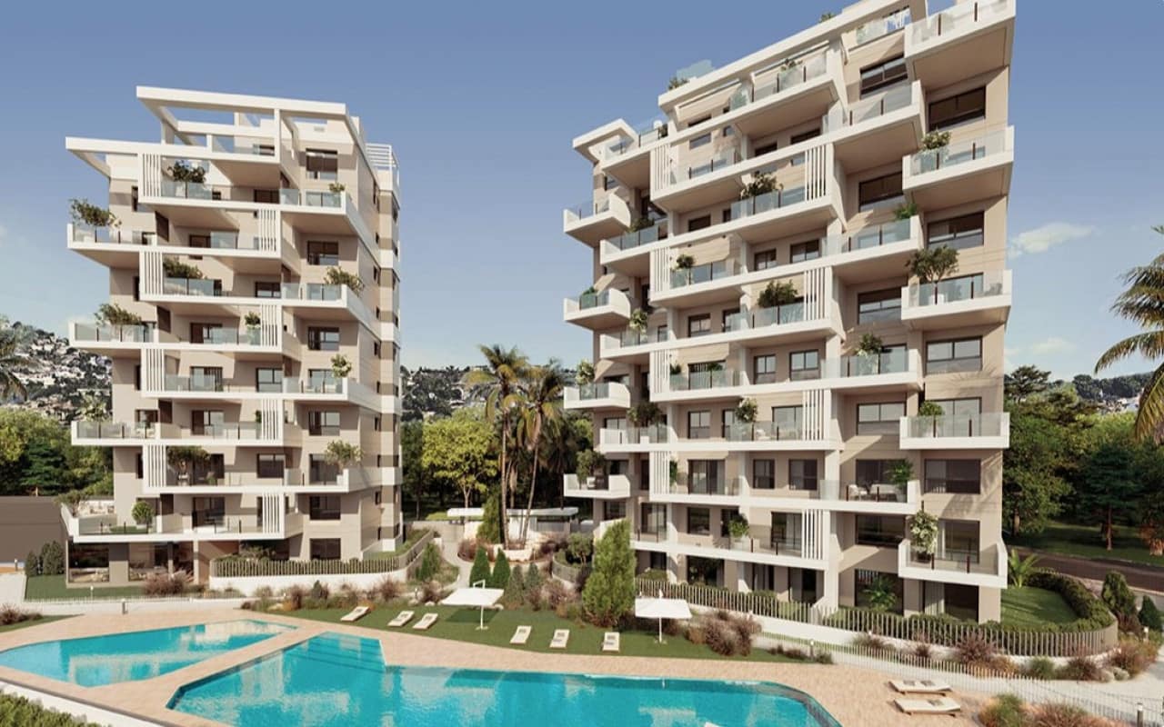 2 soveværelse Lejlighed til salg i Calpe / Calp med swimmingpool - € 385.000 (Ref: 9046733)